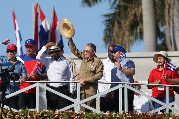 Raul Castro May Day 2017